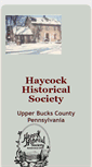 Mobile Screenshot of haycockhistoricalsociety.org